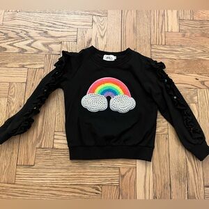 Lola and The Boys Rainbow Sweatshirt